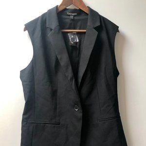 Express sleveeless blazer